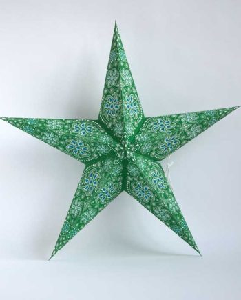 kerstster-kerststerren-papieren-lamp-green-divali