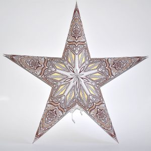 Papieren Kerstster Jaipur Brown