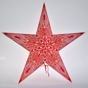 papieren-kerstster-Kathmandu-Red
